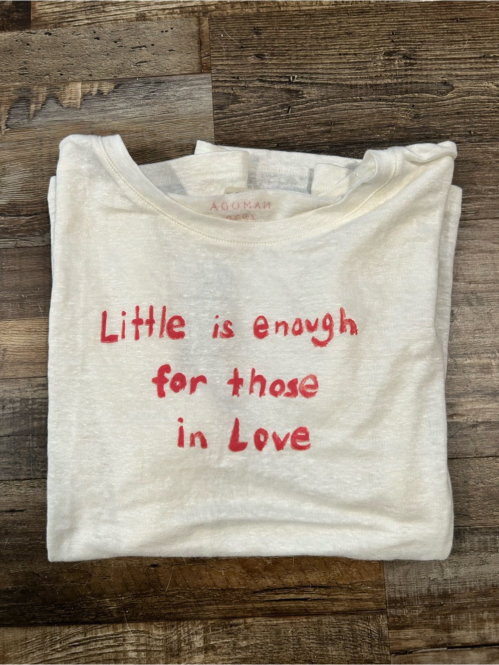 J.Crew X Cassi Namoda Limited Edition “Little is enough “ T-Shirt - Picture 3 of 5